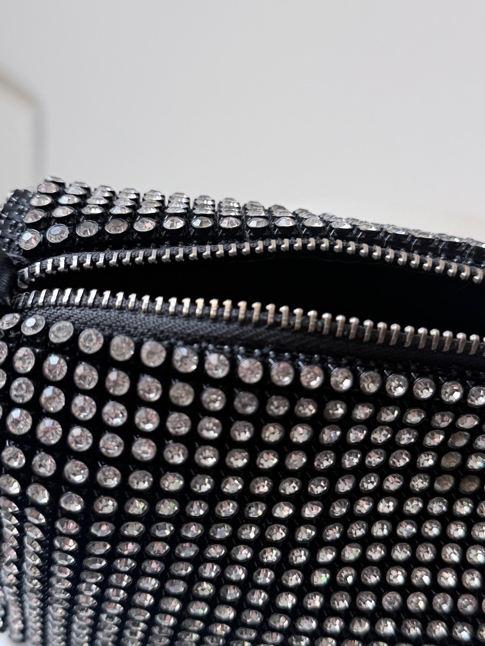 Vintage Black Rhinestone Embellished Crossbody Bag - Picture 11 of 13